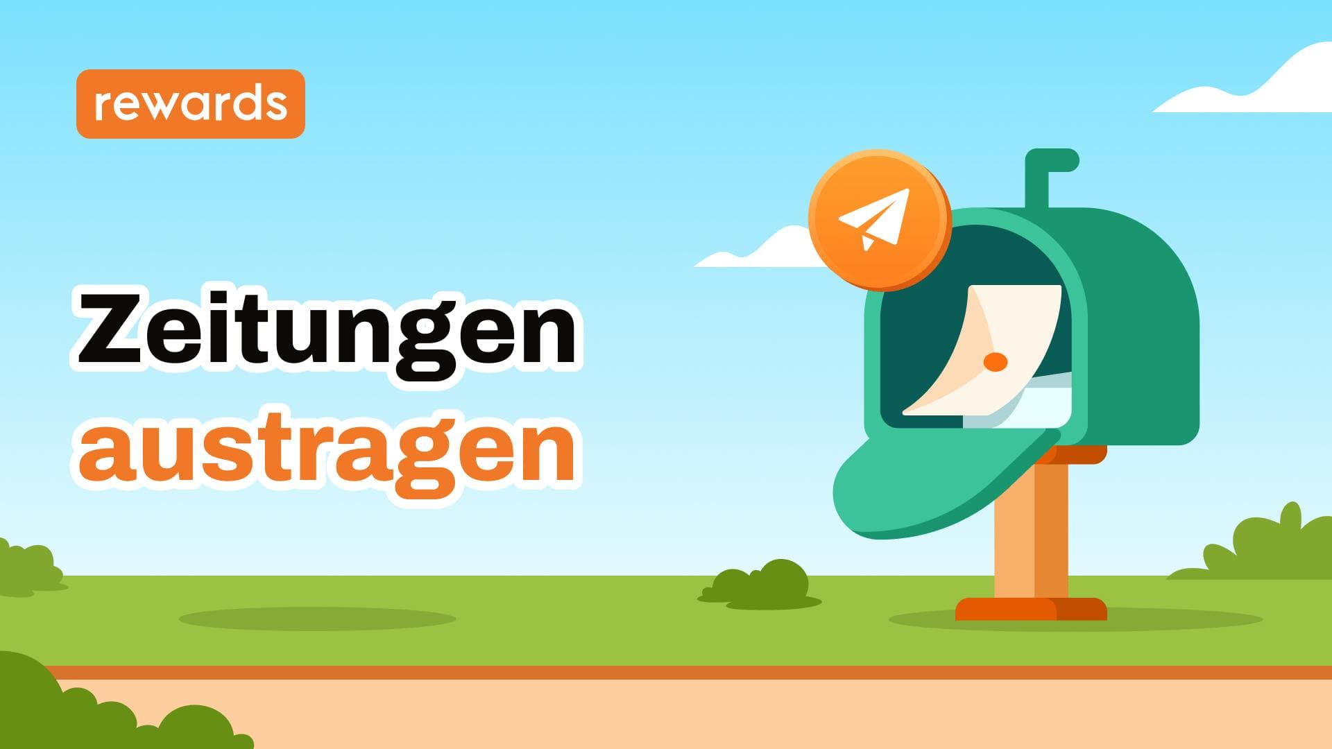 Zeitungen austragen